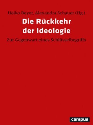 cover image of Die Rückkehr der Ideologie